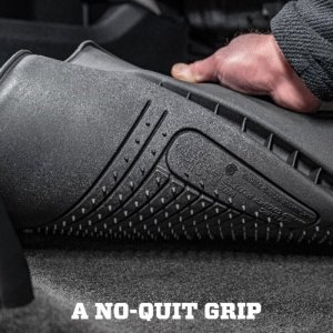 Mazda CX-90 Floor Mats - Rear - Husky Liners - Weatherbeater - Black - `24-`27